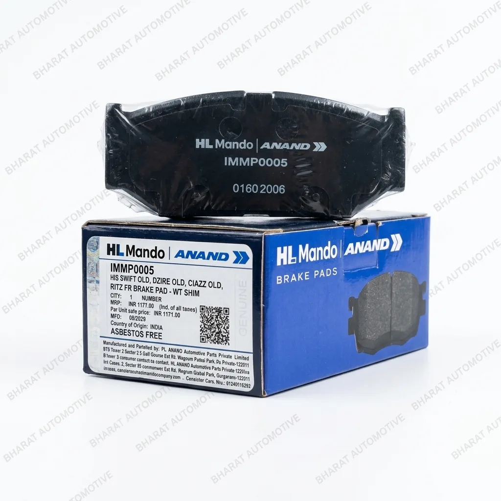 Front Brake Pad Set with Shims – Maruti Suzuki Swift, Dzire, Ciaz, Ritz IMMP0005 – photo 1